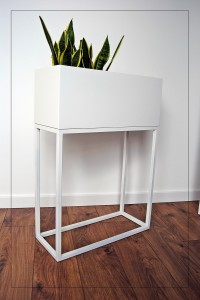 metalowa donica lora white 60